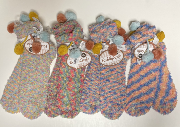 TAUBERT 2 Paar CrazySocks KUSCHELSOCKEN kurz CRAZY 2 Paar