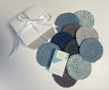 Geschenk Set Klars Meersalz Seife & 10 Kosmetikpads