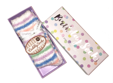 TAUBERT 792362588_1044 KUSCHELSOCKEN "happy birthday 2"