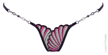 LUCKY CHEEKS Luxury String BURLESQUE - LC316B