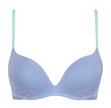 LISCA 85A SONDERPREIS 060536 RAINBOW Soft-BH mit Schale lavender blue LR