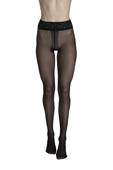Preview: LISCA 050018 Selection 30 Strumpfhose mit Spitzenbund S-XL schwarz 02