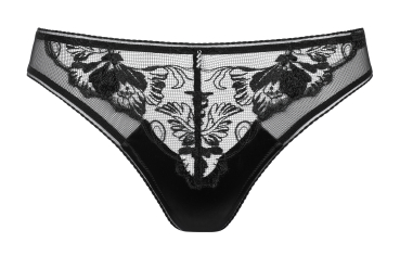 LISCA 012370 EMINENCE Slip mit Tüll und Spitze 36-44 schwarz 02