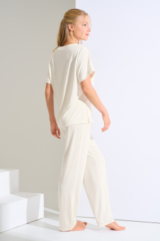 LISCA XL Sonderpreis 023444 EMINENCE Pyjama /Schlafanzug crystal ecru CU