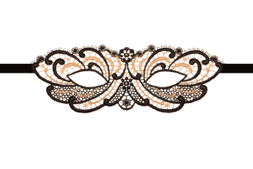 LUCKY CHEEKS Maske GOLDEN DIAMOND