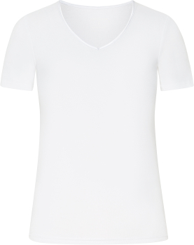 NATURANA 2464 Damen V Shirt / Unterhemd S-XXL weiß schwarz 100% Baumwolle
