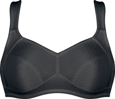 NATURANA 5319 Soft BH Komfortträger 80 - 100, B - D weiß schwarz