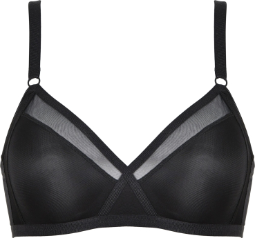 NATURANA 5337 Soft BH STAR 75 - 100, A - D  weiß schwarz