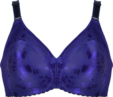 NATURANA 5363 Satin Minimizer Blütendruck 75 - 100, B C D E galaxy violet 276