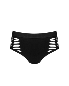 OBSESSIVE 21057 Slip S/M/L elastisch mit Cutouts schwarz