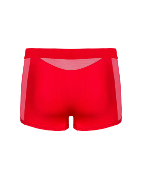 OBSESSIVE 21022 Boldero Pant / Short S/M, L/XL rot mit Netz