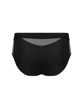 OBSESSIVE 21023 Boldero Slip S/M, L/XL schwarz mit Netz