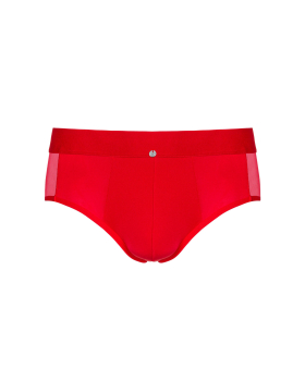 OBSESSIVE 21024 Boldero Slip S/M, L/XL rot mit Netz