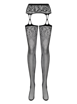 OBSESSIVE Strapsstrumpfhose 20726 schwarz S/M/L Onesize