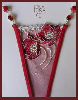 LOLA LUNA String ROUJA  S M L XL