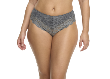 SUSA 684 Slip mit Spitze LATINA 36 - 46 cool grey 036