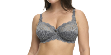 SUSA Spitzen BH 8008 mit Bügel 75-110, B-F cool grey 036