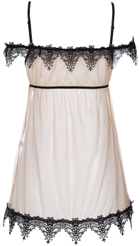 Preview: AXAMI 10029 Babydoll mit String S - XL beige V-8919