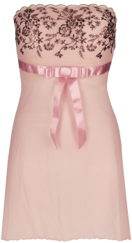 Preview: AXAMI 10143 Babydoll mit String S - XL pink V-9519