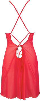 Preview: AXAMI 10133 Babydoll mit String S - XL rot V-9559