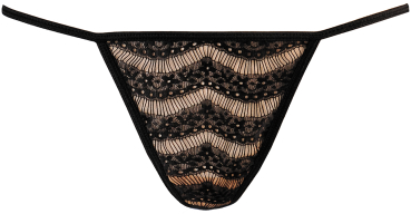 AXAMI 10151 Babydoll mit String S - XL schwarz V-9579