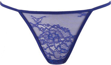 AXAMI 10137 Babydoll mit String S - XL blau V-9609