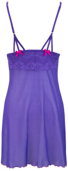AXAMI 10182 Babydoll mit String S - XL lila V-9689