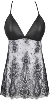 Preview: AXAMI 10250 Babydoll mit String S - XL schwarz V-9789