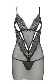 AVANUA 10200 Negligee VENDI schwarz S/M, L/XL