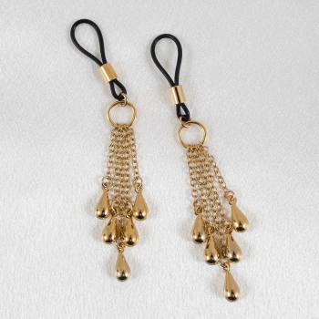 SYLVIE MONTHULE Brustschmuck AS114 TRÖPFCHEN gold