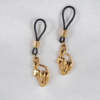 SYLVIE MONTHULE Brustschmuck AS128 KATZENLADY gold