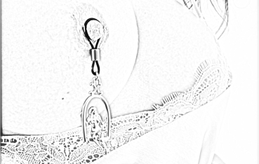 SYLVIE MONTHULE Brustschmuck "Libertines swings" AS94 gold