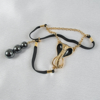 SYLVIE MONTHULE Körperschmuck für Herren COBRA gold BH158