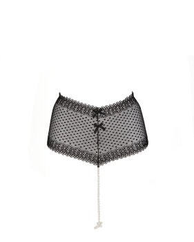 BRACLI Perlenstring BRACLI&G schwarz und natur Größe S, M, L