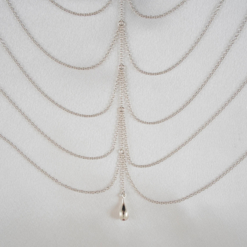 SYLVIE MONTHULE Halskette / Brustschmuck BUS41 silber