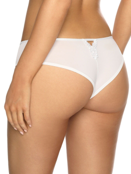 VIANIA 201014 CAROLA Brasil Slip mit Stickerei 36-50, weiß 100