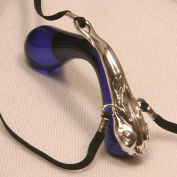 SYLVIE MONTHULE Schmuckstring CLT12 silber / blau Größe M