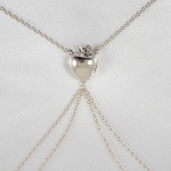 SYLVIE MONTHULE Brustschmuck APFEL COS109 silber