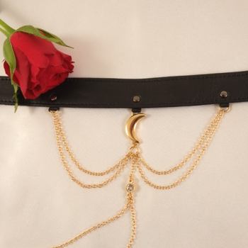 SYLVIE MONTHULE Halsband / Brustschmuck COS58 gold / COS59 silber