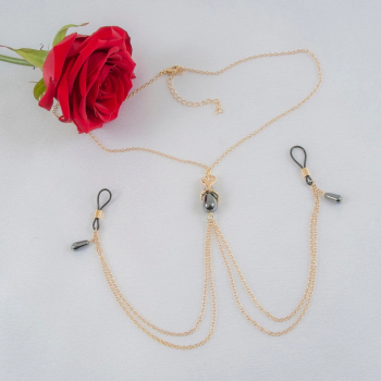 SYLVIE MONTHULE Brustschmuck Passion Secrete COS84 gold