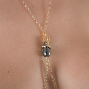 SYLVIE MONTHULE Brustschmuck Passion Secrete COS84 gold