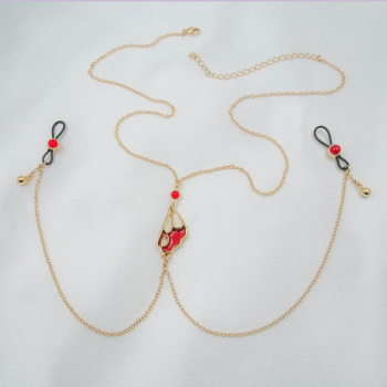 SYLVIE MONTHULE Halskette / Brustschmuck COS86 BUTTERFLY