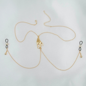 SYLVIE MONTHULE Halskette / Brustschmuck COS88 LADYLIKE gold