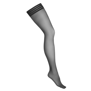 KOTEK Halterlose Strümpfe H001 schwarz S - XL