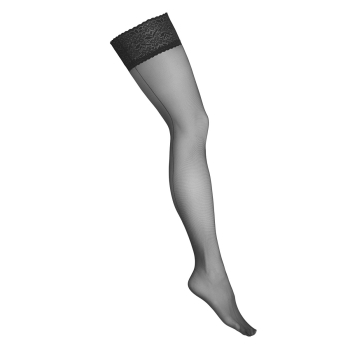 KOTEK Halterlose Strümpfe H016 schwarz S - XL
