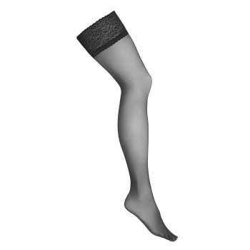 KOTEK Halterlose Strümpfe H017 schwarz S - XL