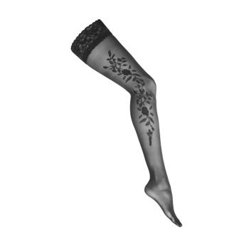 KOTEK Halterlose Strümpfe H024 schwarz S - XL