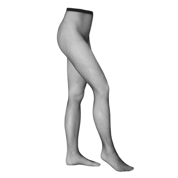 KOTEK Fishnet Strumpfhose T004 schwarz S - XL