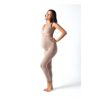 CACHE COEUR Schwangerschafts- Überbauch Leggings ILLUSION seamless LG1210