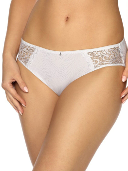 VIANIA 194251 MARINA dekorativer Slip mit Spitze 36-46, weiß 100